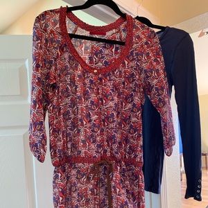 Velvet by Graham and Spenser dress and top  S